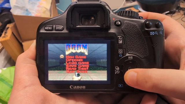 Experience Doom on Your DSLR: A Unique Gaming Adventure